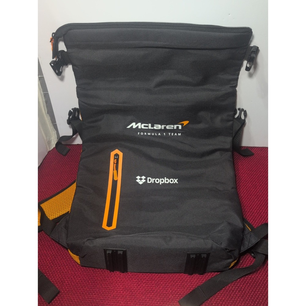 McLaren Formula 1 F1 Backpack Roll Top Bag Racing Dropbox